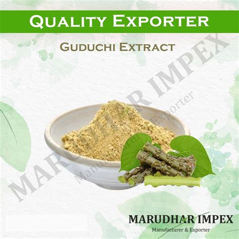 Powder Tinospora Cordifolia Guduchi Extract Packaging Type Packet