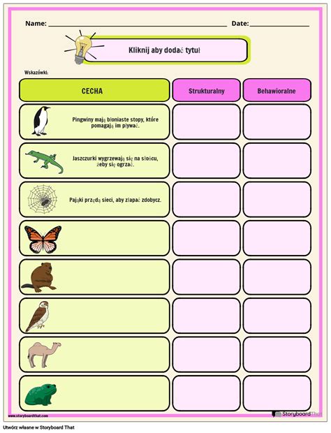 Arkusz Adaptacji Storyboard Por Pl Examples