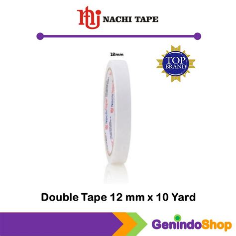 Jual Double Tape 12 Mm X 10 Yard Nachi Shopee Indonesia