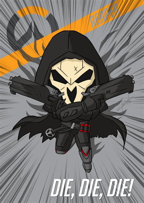 Artstation Reaper Overwatch Chibi