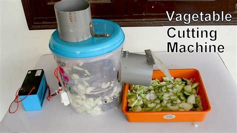 How To Make Vegetable Cutting Machine At Home 12v Dc Youtube