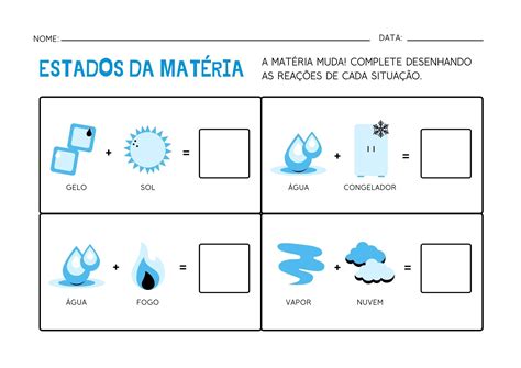 Exercícios Sobre Estados Físicos Da Matéria 9o Ano Com Gabarito - 6