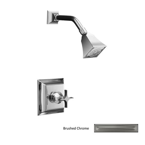 Kohler Memoirs Brushed Chrome 1 Handle Tub And Shower Faucet Trim Kit With Single Function