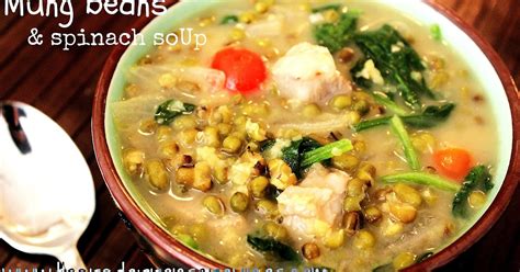 The Red Apron Mung Beans Spinach Soup Ginisang Monggo