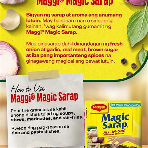 Maggi Magic Sarap All In One Seasoning Granules 8g Pack Of 64