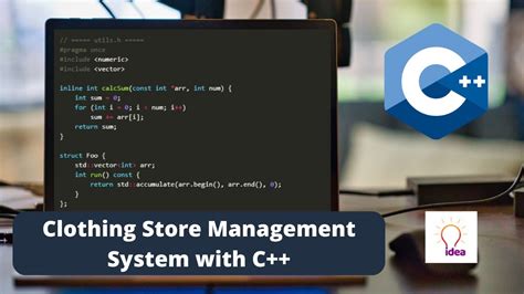 Clothing Store Management System With C C Projects Youtube