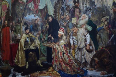 Stefan Batory at Pskov Painting by Jan Matejko Editorial Photography - Image of matejko, large ...