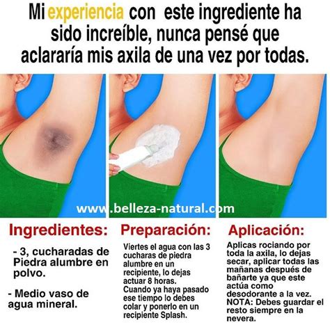 Arriba Imagen Recetas Caseras Para Blanquear Las Axilas Abzlocal Mx