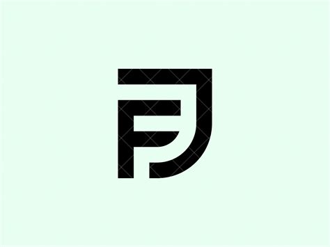 FJ Logo | Logo design inspiration branding, Monogram logo, Unique monogram