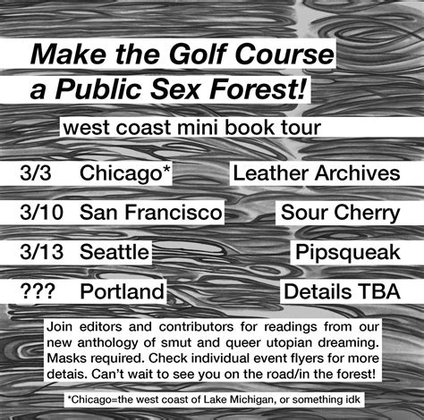 Make The Golf Course A Public Sex Forest On Twitter Going On Tour Cant Wait To See Yall Out