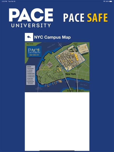 Pace University Campus Map - Table Rock Lake Map