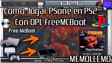 Jugar Ps En Ps Con Opl Freemcboot Psone En Ps Youtube