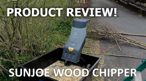 Product Review Sun Joe 15 Wood Chipper Shredder CJ602E YouTube