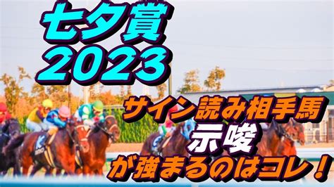 七夕賞2023サイン読み最終予想cm、ポスター？世相！週中の解読から浮上してくる馬とは？ 競馬動画まとめ