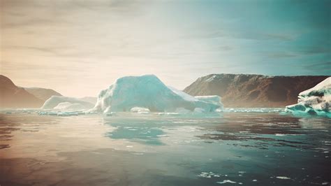 small icebergs and ice floes in the sea near iceland 5613907 Stock ...