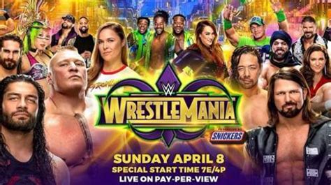 Wwe Wrestlemania 2018 Cartelera Peleas Fecha Hora ¿dónde Ver En Vivo