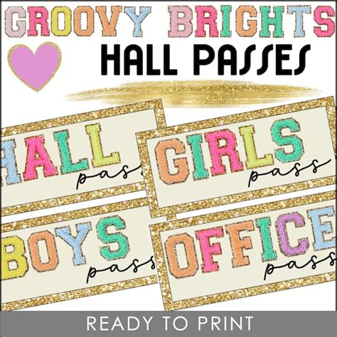 Glowforge Hall Passes Svg Etsy