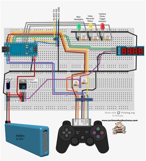 Ps Controller Schematic Diagram Ps Controller Circuit Diag