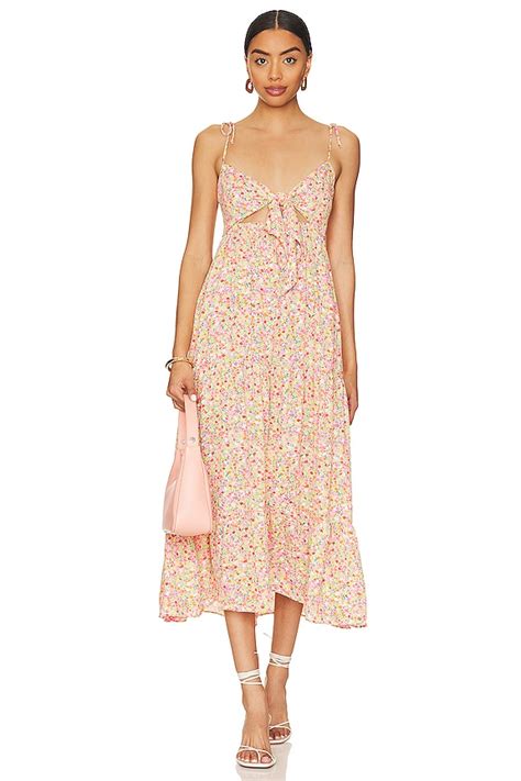 Show Me Your Mumu Sonnett Maxi Dress In Beachy Blossom Revolve