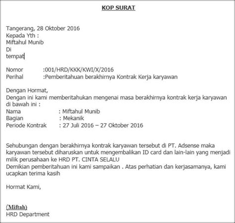 Contoh Surat Pemberitahuan Mogok Kerja Surat Lamaran Kerja Desain The