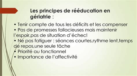 Solution La R Ducation En Geriatrie Studypool