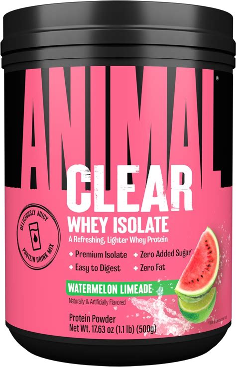 Clear Whey Isolate Protein Powder Easy To Digest And Mix 5g Bcaa Deliciously