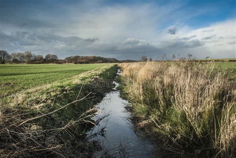 Field Ditch Stock Photo Image Of Rural Perspective 31003360