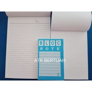 Jual BLOC BLOCK NOTE BUKU NOTES BUKU NOTA SOBEK ATAS BESAR SEDANG KECIL