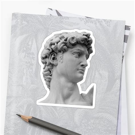 David Michelangelo Sticker By Observation Redbubble