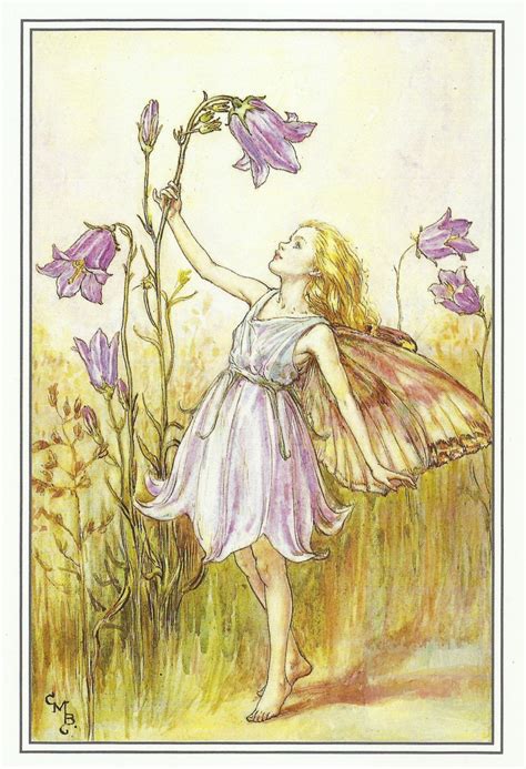 Harebell Fairy Cicely Mary Barker Flower Fairies Vintage Print Etsy