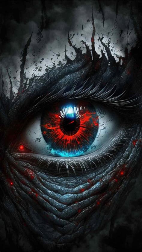 Dark Red Eye By Sonia8412 On Deviantart