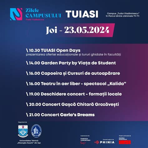 Zilele Campusului Tudor Vladimirescu Mai Concert Carla