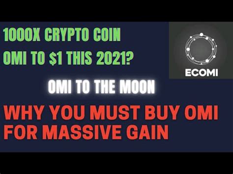 Ecomi Omi Coin Price Prediction X Altcoin Youtube