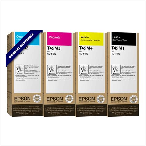 Kit 4 Tintas Epson T49m Sublimática Surecolor