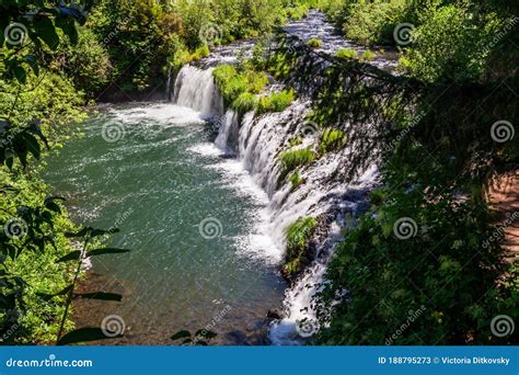 Big Butte Creek Waterfalls Stock Image Image Of Waterfalls 188795273