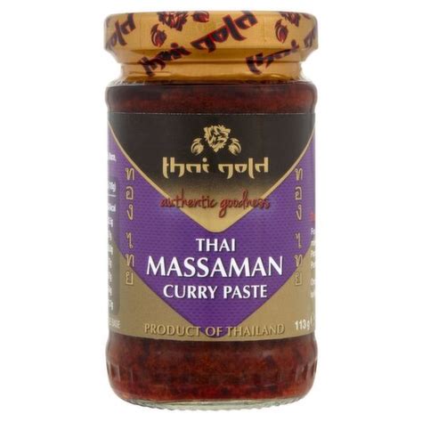 Thai Gold Massaman Curry Paste 113 G Storefront EN