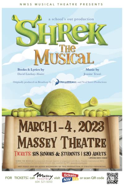 Shrek The Musical Massey Theatre