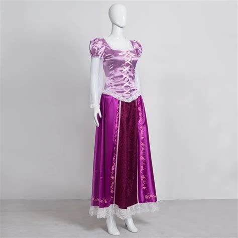 Adult Rapunzel Costume Women Rapunzel Tangled Dress Princess Halloween