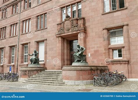 The Building of the University of Freiburg. Stock Photo - Image of landmark, tourism: 43360700