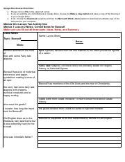 Layne S Cornell Notes Module One Lesson Two Activity One Pdf Google