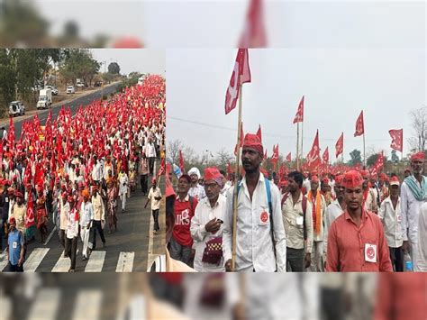 Farmer Long Marchमहाराष्ट्रातील शेतकरी मोर्चा स्थगित करण्यात आल्याची