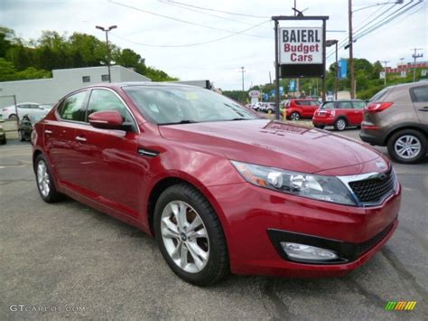 2011 Spicy Red Kia Optima Ex 93932426 Car Color Galleries