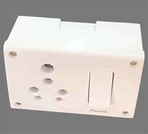 2m White Plastic Modular Switch Socket Combination At Rs 92 In Ajmer