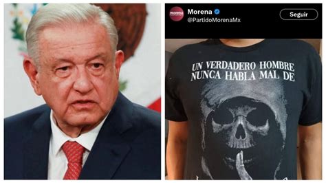 Amlo Defiende Libertad Religiosa De Playeras Virales Con Imagen De La