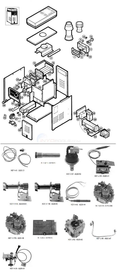 Comfortzone / Hayward Gas Heater Parts - INYOPools.com