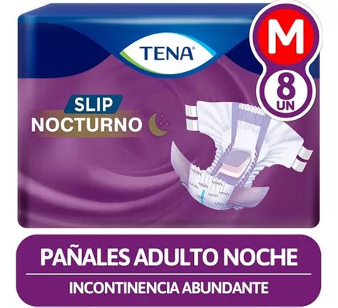 Pañal Adulto Incontinencia Tena Slip Nocturno Talla Ch m 8u Talle Pequeño