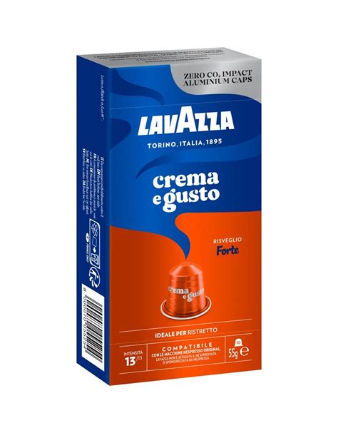 Buy Lavazza Nespresso Aluminum Capsules Crema Gusto Forte X G