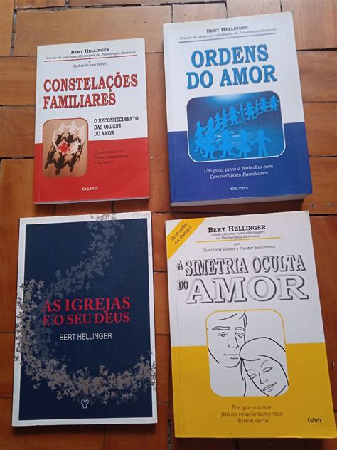 Coleção Bert Hellinger Constelação Familiar Livro Terapia Sistêmica