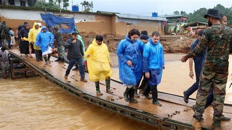 Kerala Landslides Rahul Gandhi Priyanka Gandhi Visit Wayanad Latest