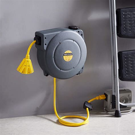 AmazonCommercial Extension Cord Reel Heavy Duty Retractable 12AWG X 40